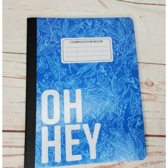 Lot Of 2 Composite Dinosaur And Oh Yeah Designer Notebooks School - Picture 6 of 10